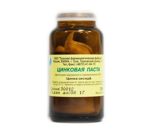 Цинковая паста 25г
Цинковая паста 25г