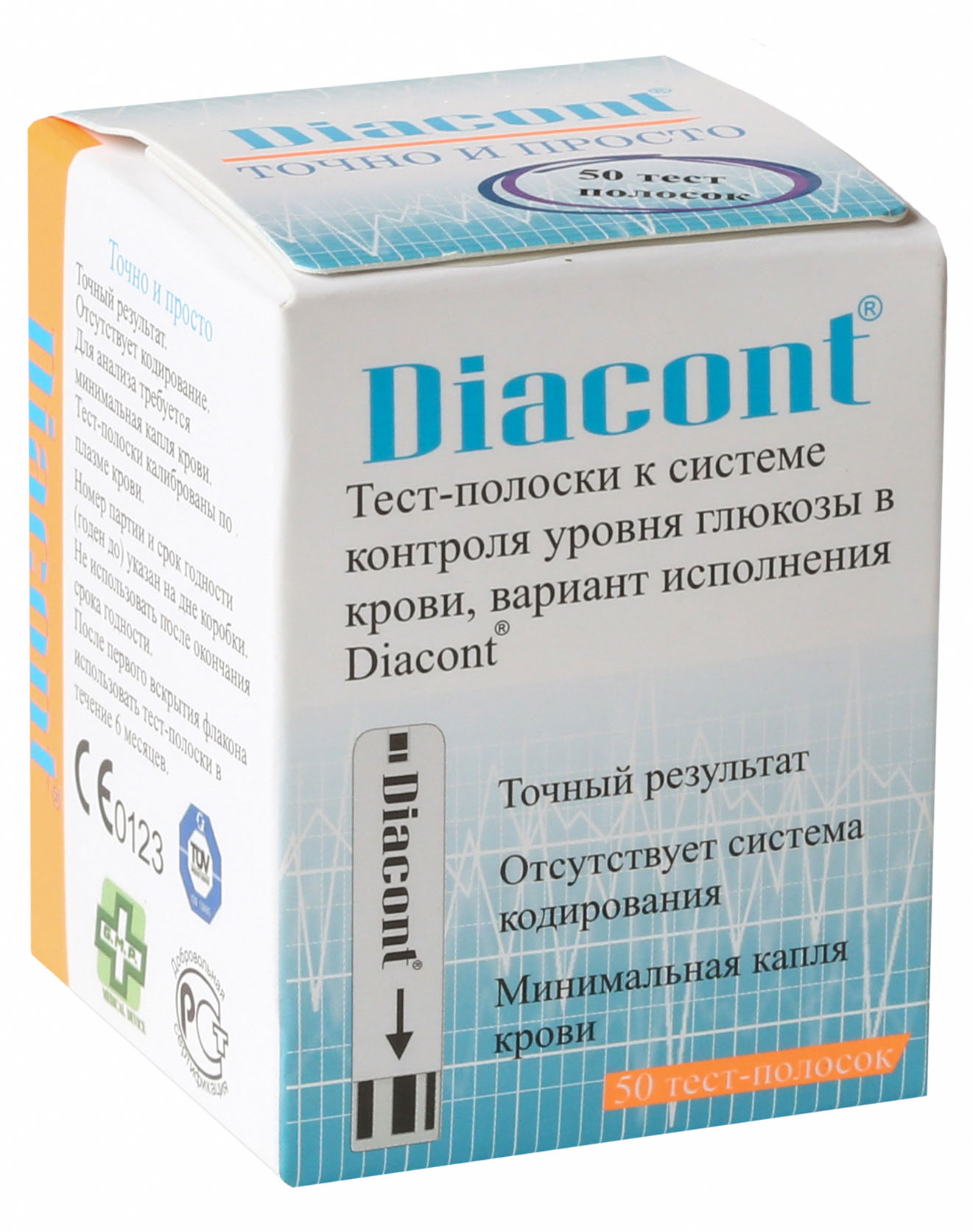 Диаконт тест-полоски д/глюкометра №50