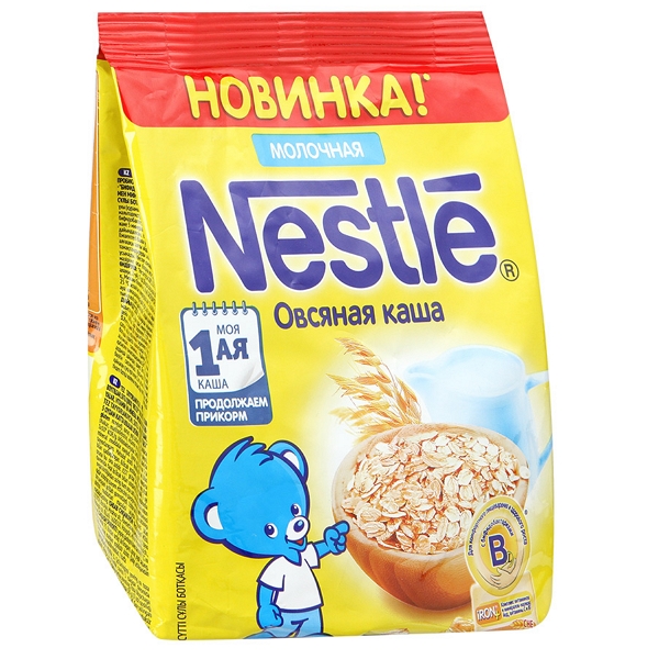 Нестле каша молочная овсяная 200г