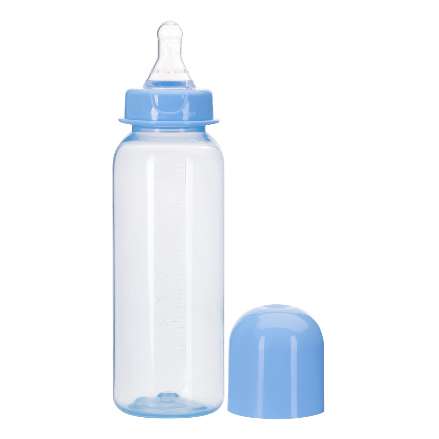 

Курносики бутылочка цветная 250мл+соска силикон 11130