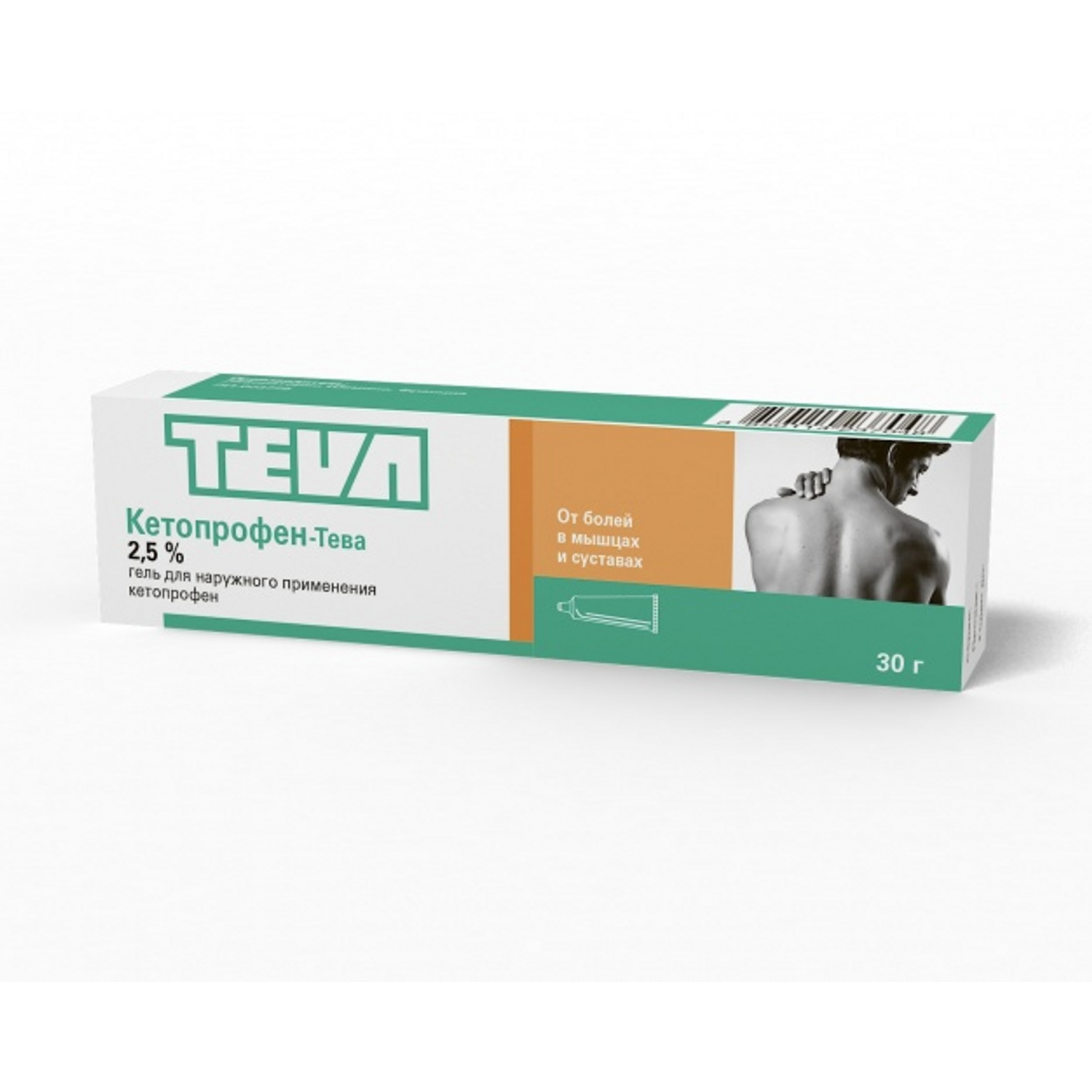 

Кетопрофен-Тева гель 2,5% 30г
