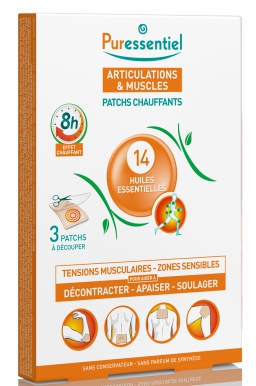 

Puressentiel Muscles & Joints Разогревающие патчи 14 эфирных масел №3