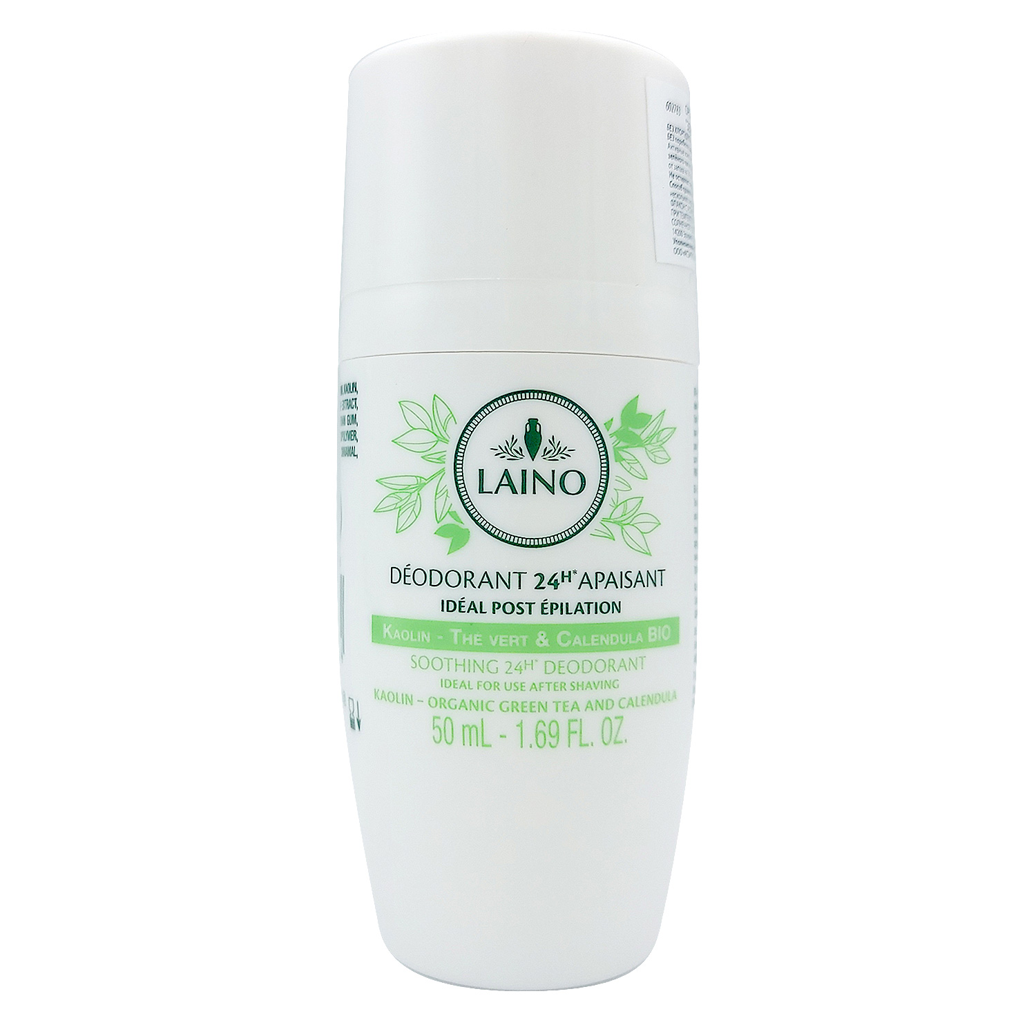 Лэно дезодорант-ролик органический \"Зеленый чай\" с каолином 50мл