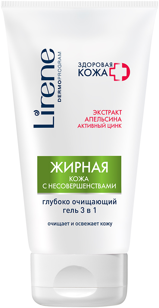 

Лирен гель глубоко-очищающий для жирн./комб. кожи 3 в 1 150мл