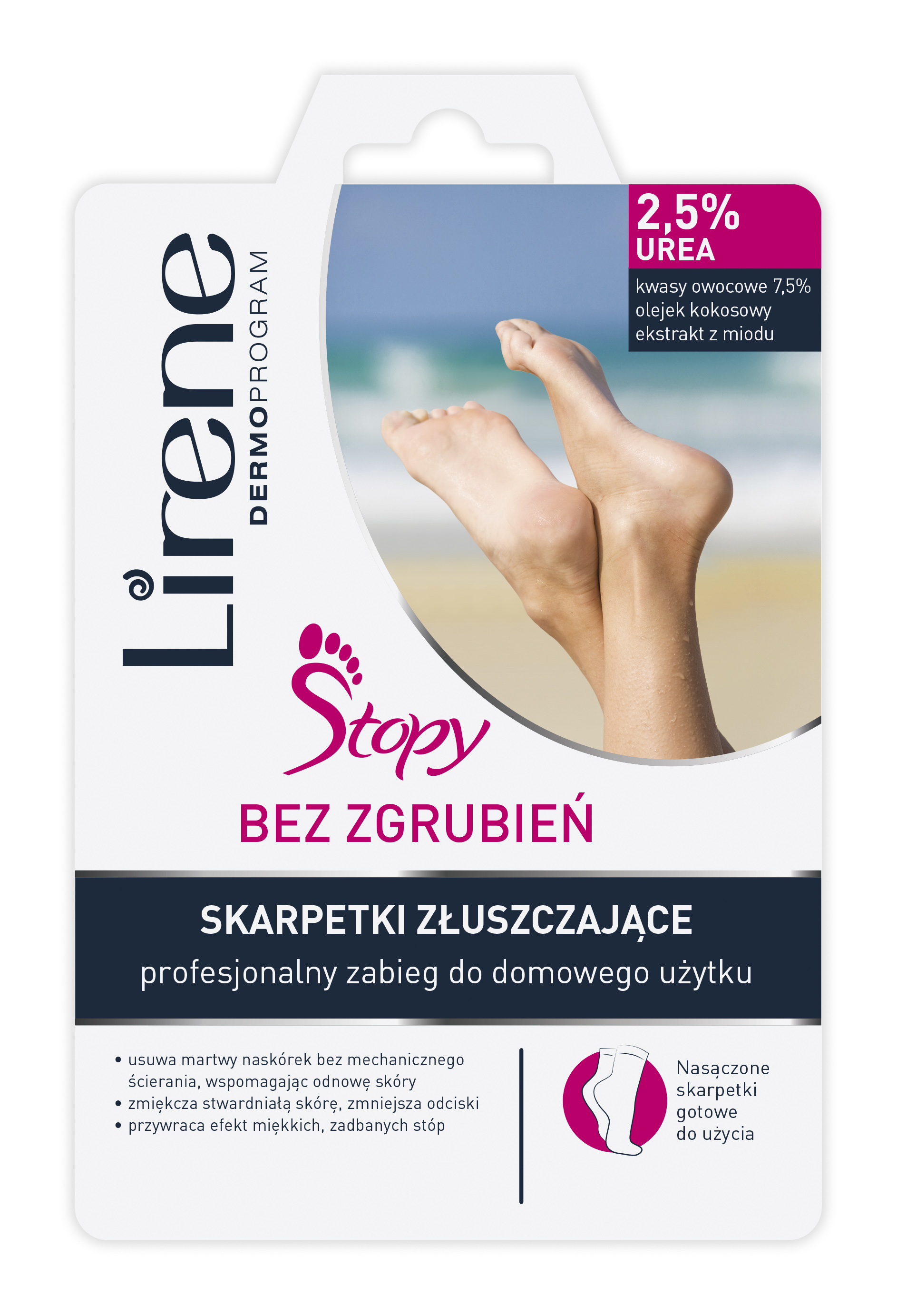 Купить Лирен маска-носки для ног отшелушивающая Безупречные ножки №1, Lab. Dr Irena Eris