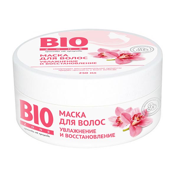 Купить Биозон маска для волос увлажнение и восстановление с экстрактом орхидеи 250мл, Две Линии