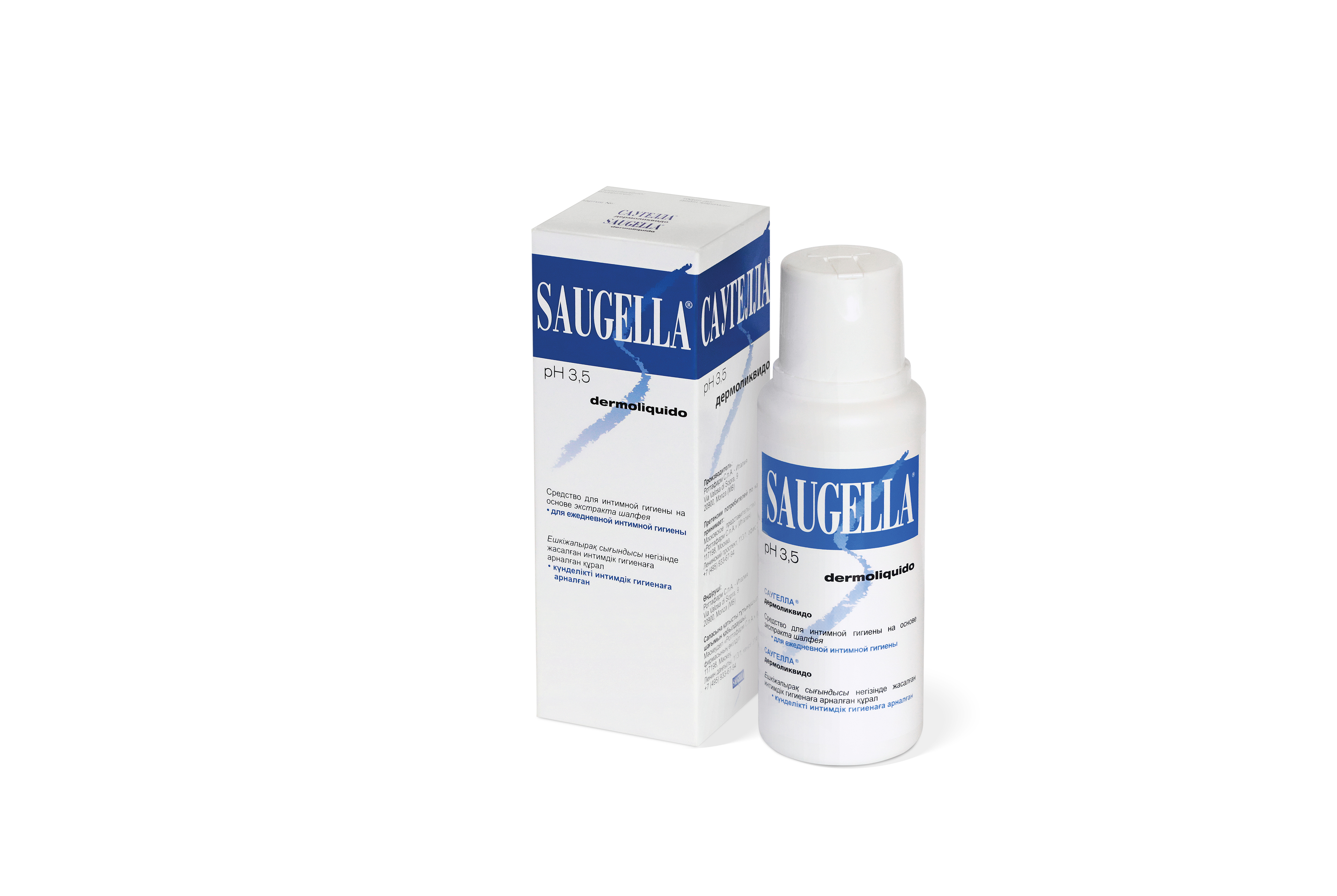 Купить Саугелла средство для интимной гигиены Дермоликвидо 250мл, Meda Pharma