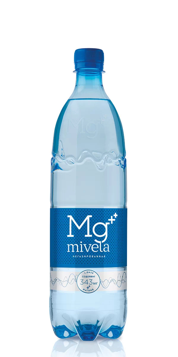 Ригла вода минеральная Мивела Mg++ природ.питьевая лечеб.-столов.негаз. 1л
