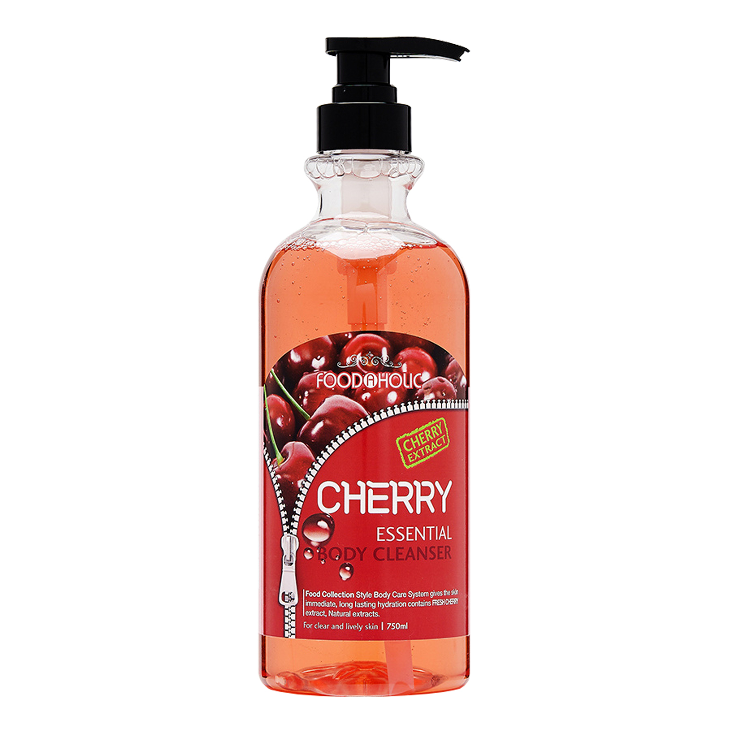 

Food A Holic гель для душа c экстрактом вишни для увлажнения и упругости кожи 750мл