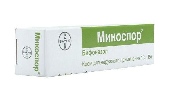 Купить Микоспор крем 1% 15г, Bayer AG (рецепт.)