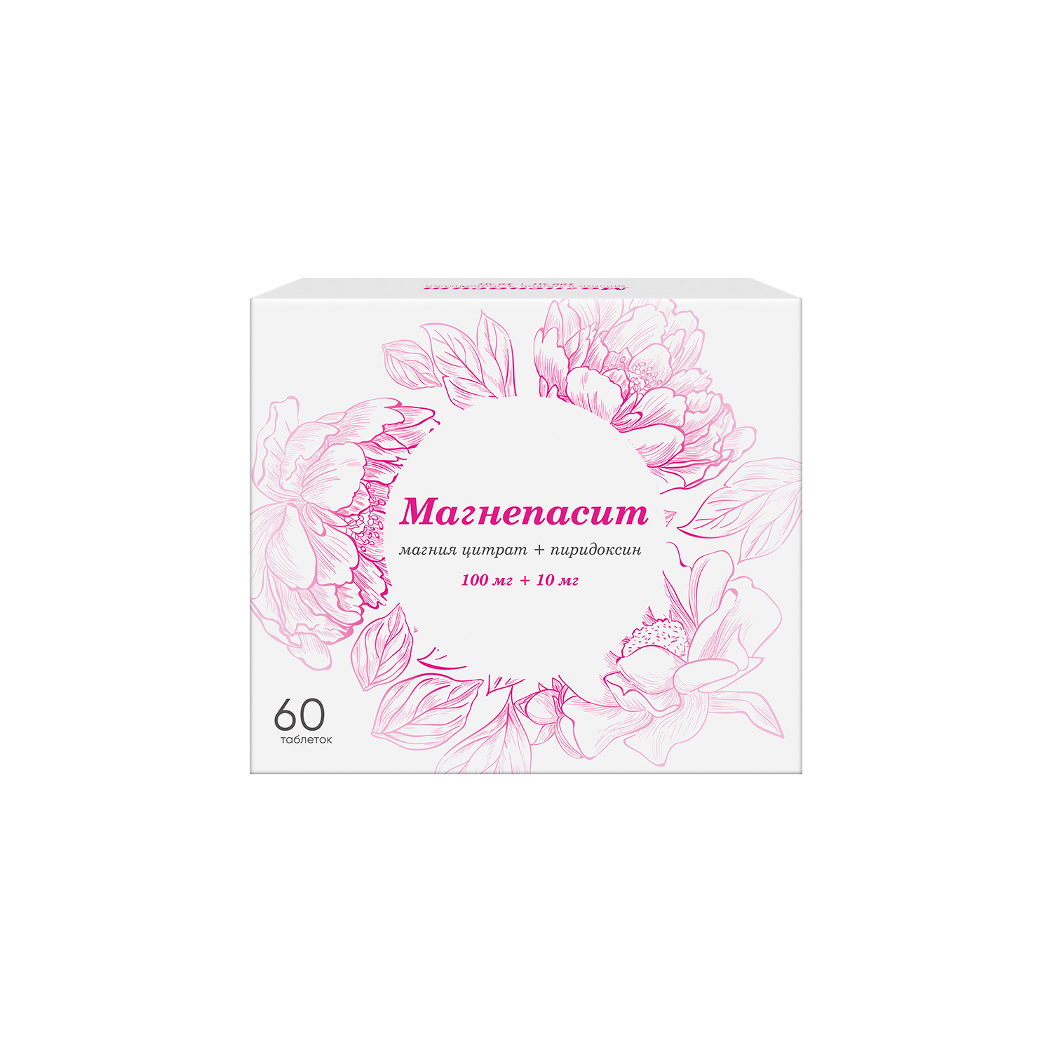 

Магнепасит таб.п о плен. 100мг+10мг №60