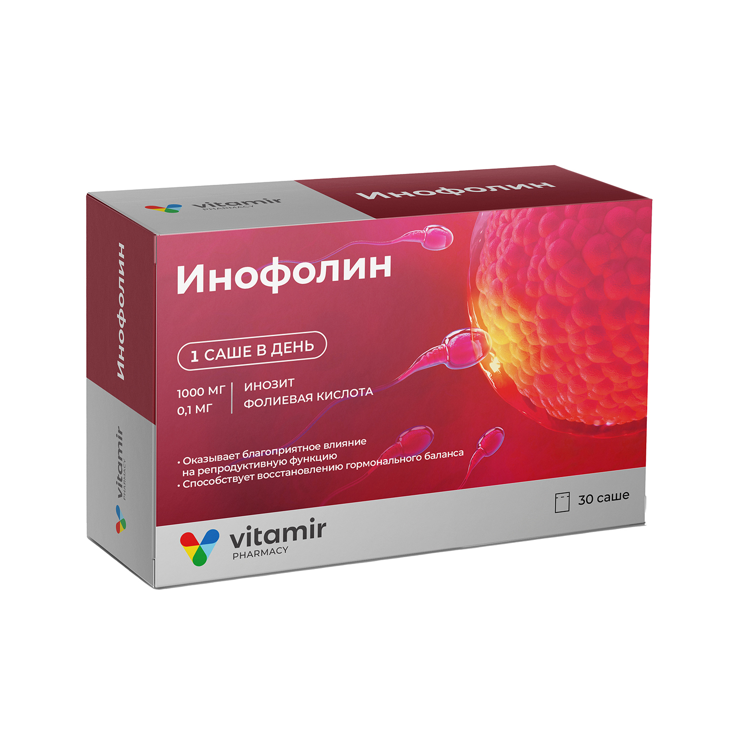 Инофолин пак-саше по 1000 пор. 1мг №30 эланс коллаген пор 5264мг саше пак 30