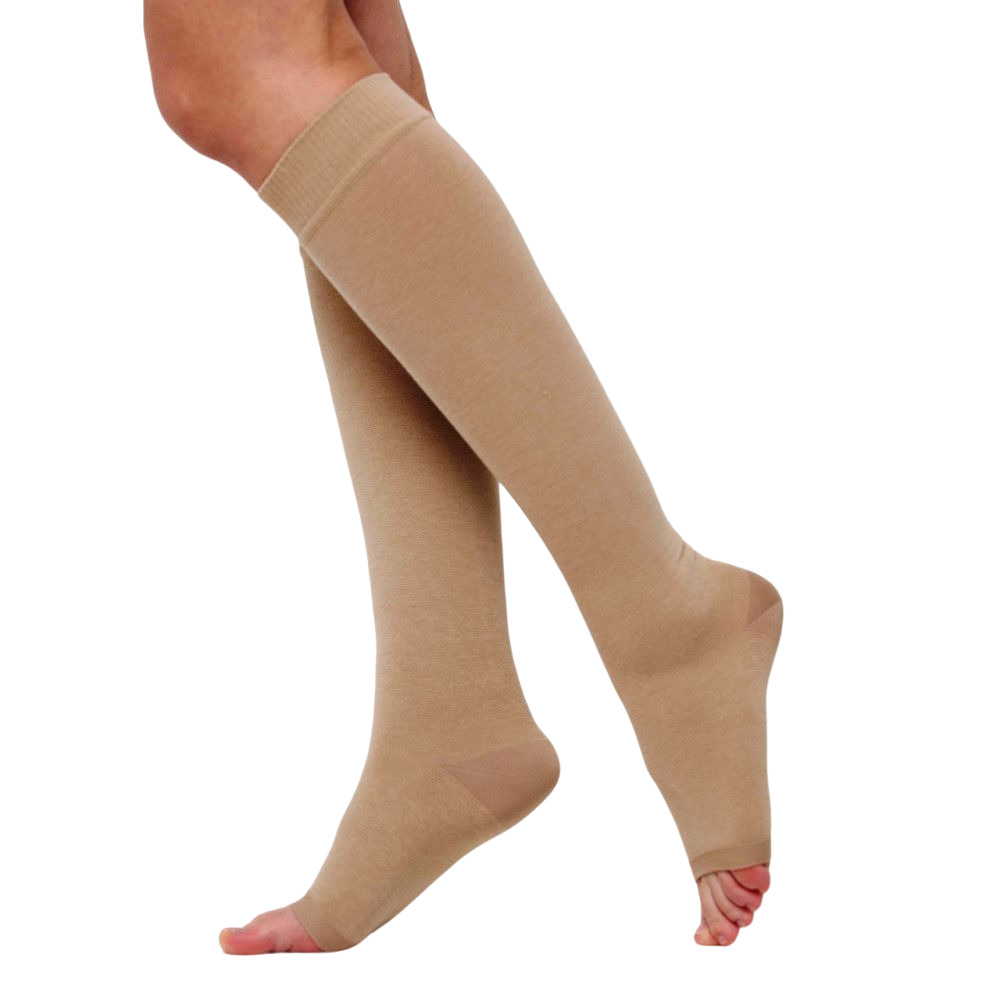 

ЦК Чулки компресс.1 до колена р.3 кремовый