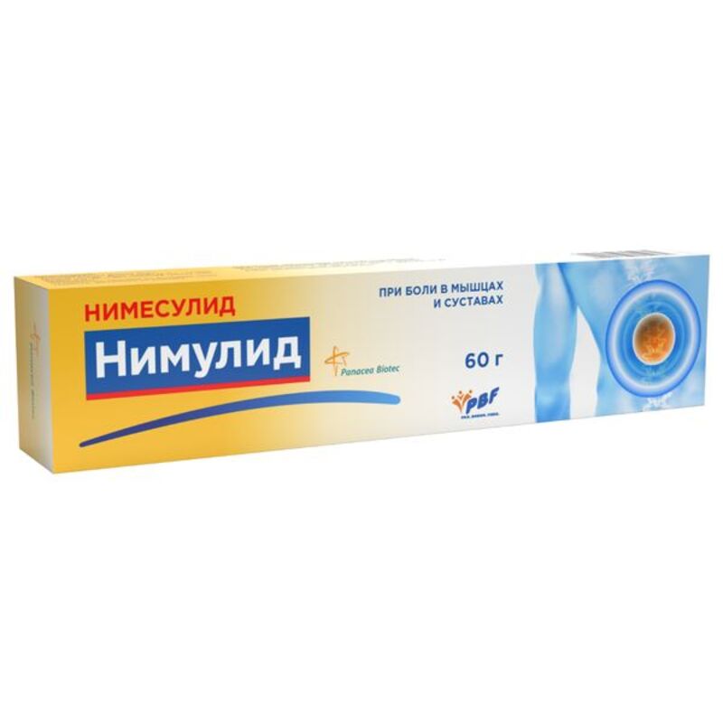 

Нимулид 1% гель 60,0