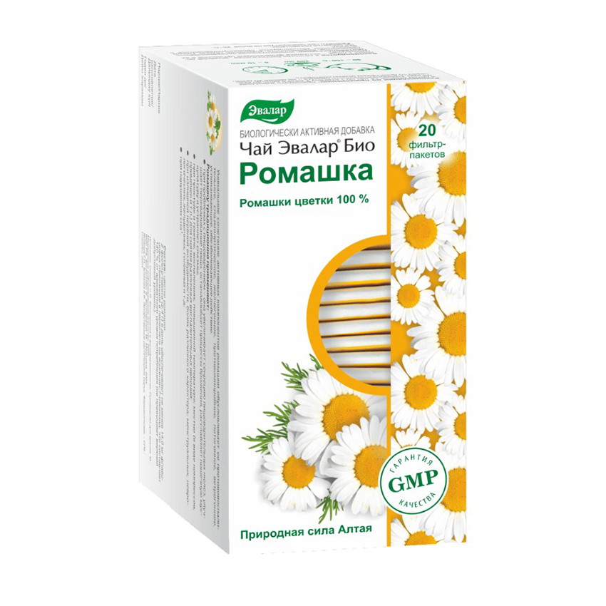 

Эвалар Био чай ромашка 1,2г ф п №20 БАД