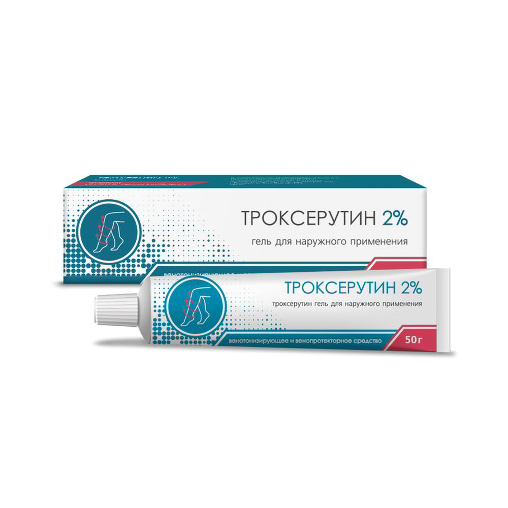 

Троксерутин ВП гель для наруж.прим. 2% 50г