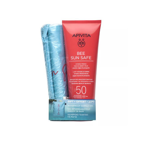 

Апивита набор Би Сан Сейф солнцезащ. свежее увл. молочко для лица и телаSPF50 тюбик 200мл+Мешочек для купальника