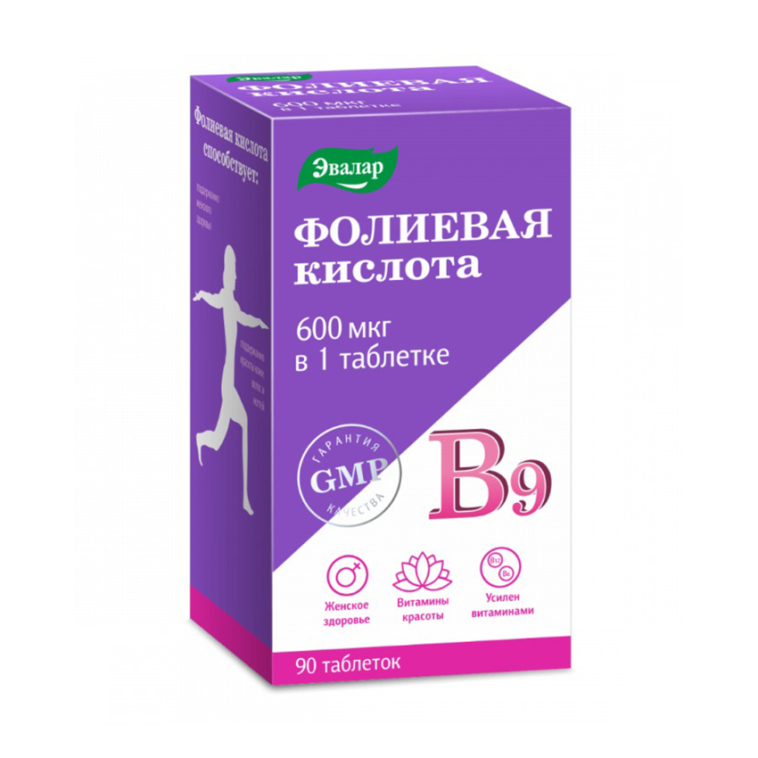 

Фолиевая к-та Витамин В12 Витамин В6 таб. 0,22г №90