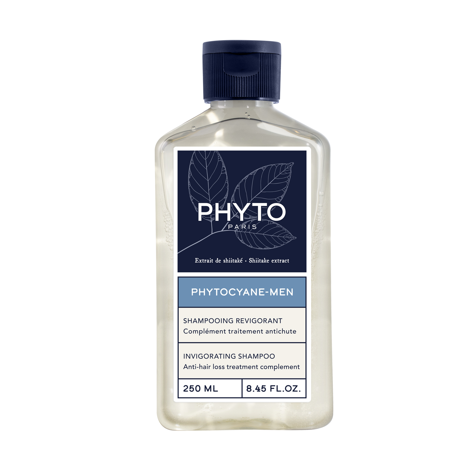 PHYTO PHYTOCYANE укрепляющий шампунь для волос 250мл phyto набор для женщин сыворотка от выпадения волос 12x5 мл укрепляющий шампунь 100 мл phyto phytocyane
