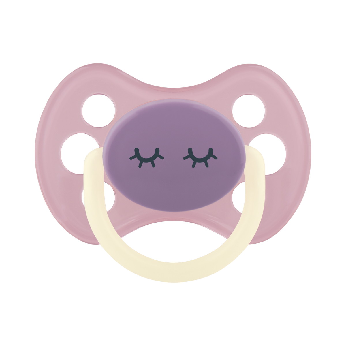 

Джаст лабби пустышка лат. со светящимся кольцом круг. сосок от 6 мес. 32797 24