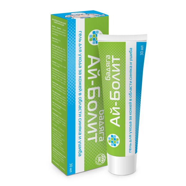 

Ай-болит бадяга гель уход за кожей в области синяка и ушиба туба 30мл