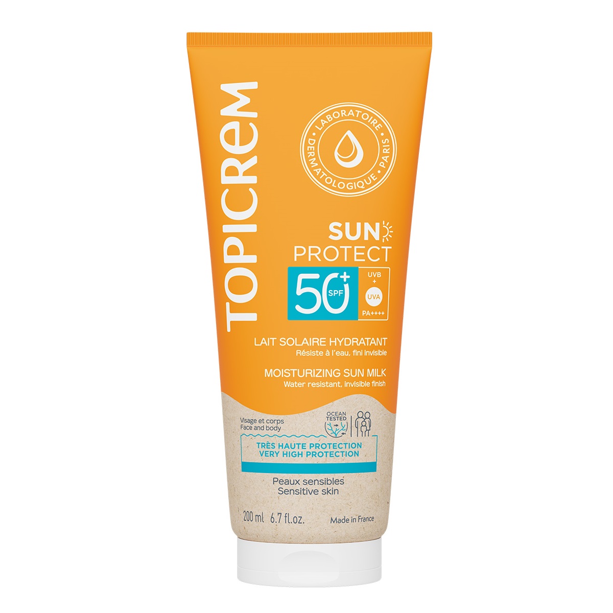 

Топикрем Сан Протект увлажняющее солнцезащитное молочко SPF50+ 200мл