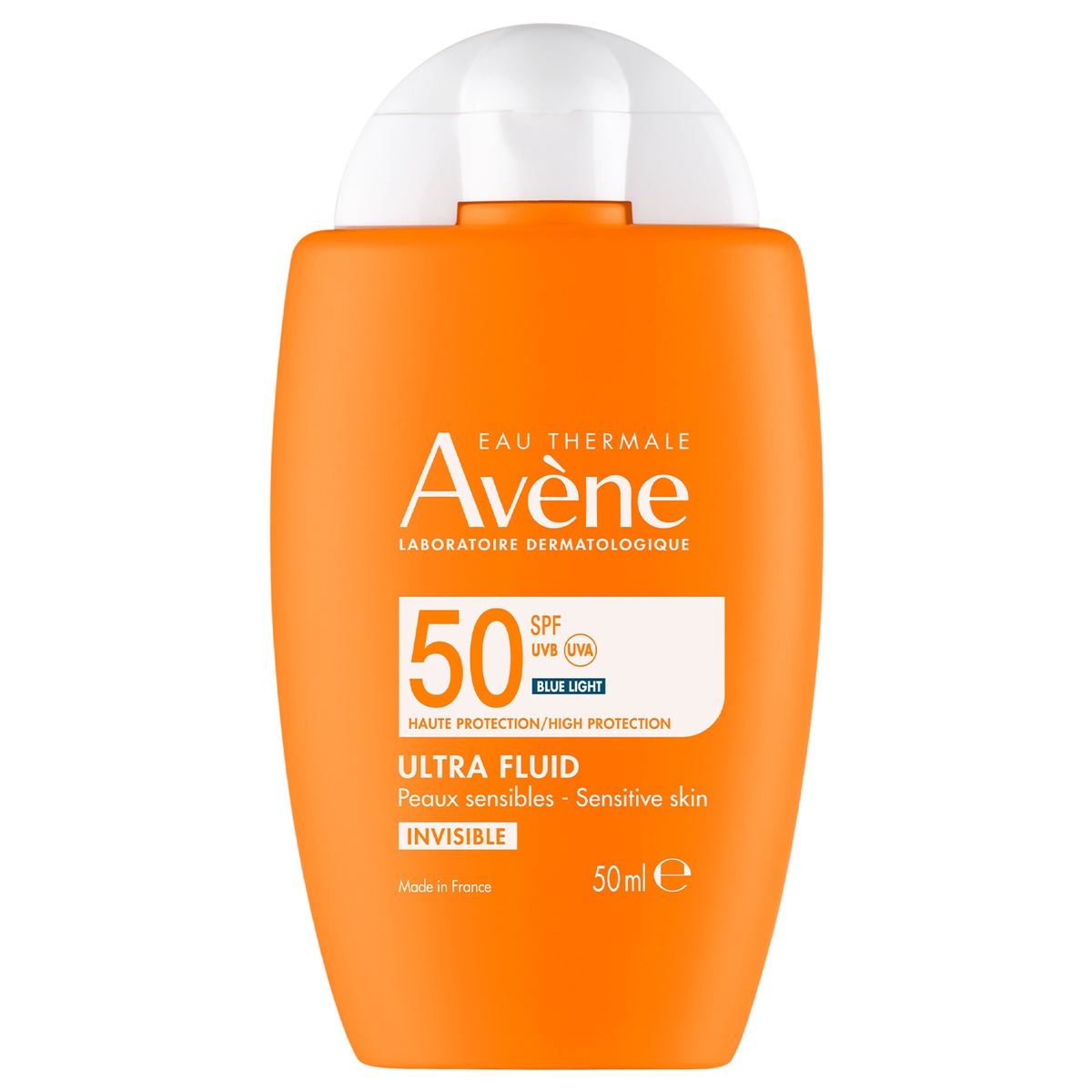 Авен флюид ультралегкий солнцезащитный невидимый для лица SPF 50 50мл
