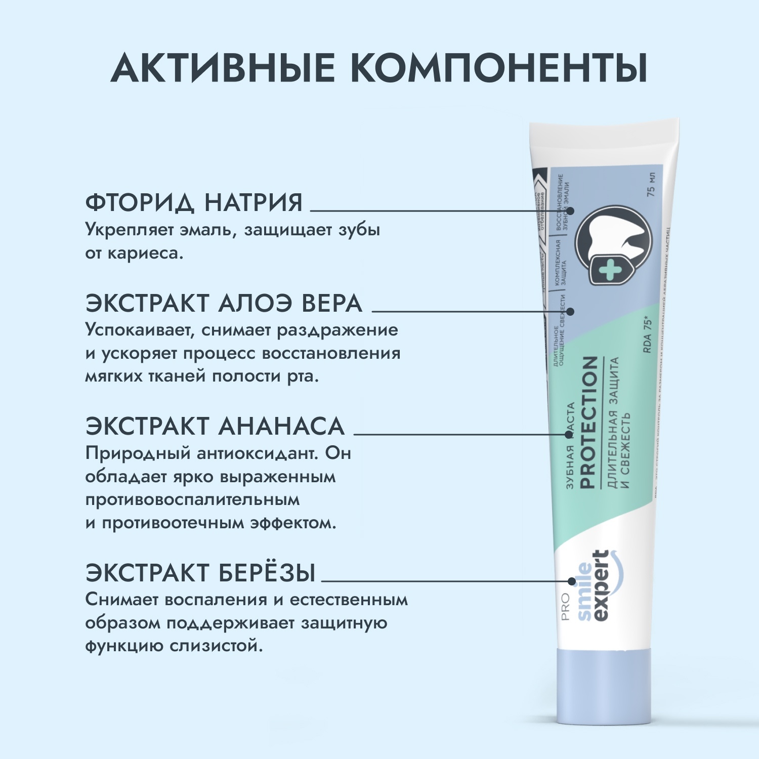 

Смайл Эксперт ПРО зубная паста длительная защита и свежесть 75мл