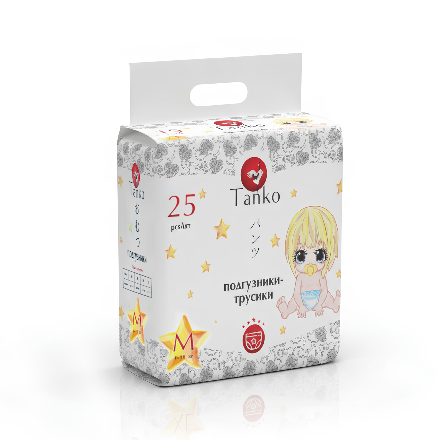 

Танко подгузники-трусики М 6-11кг №25