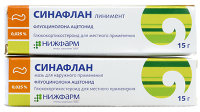 

Синафлан линимент 0,025% 15г
