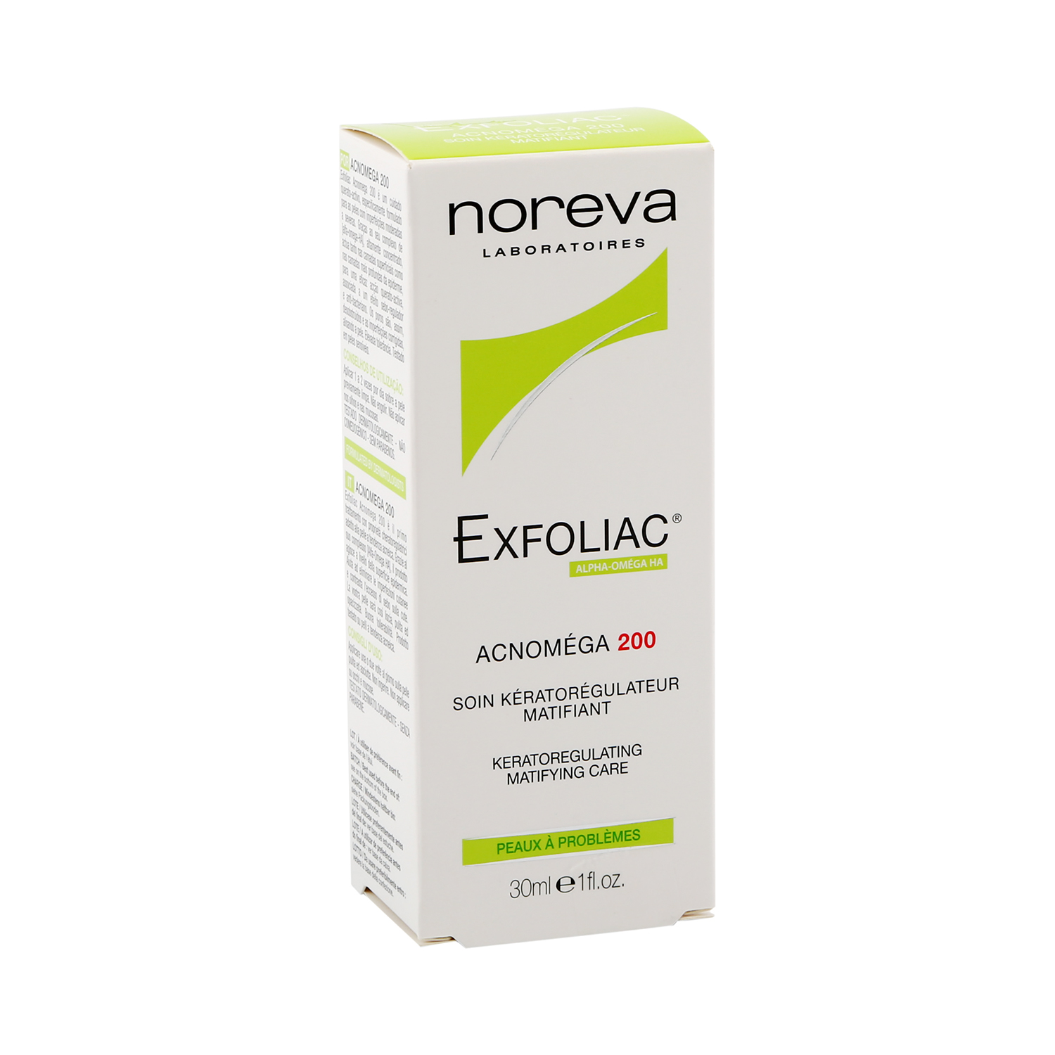 Noreva Exfoliac Акномега 200 крем для лица интенсивный корректирующий 30мл