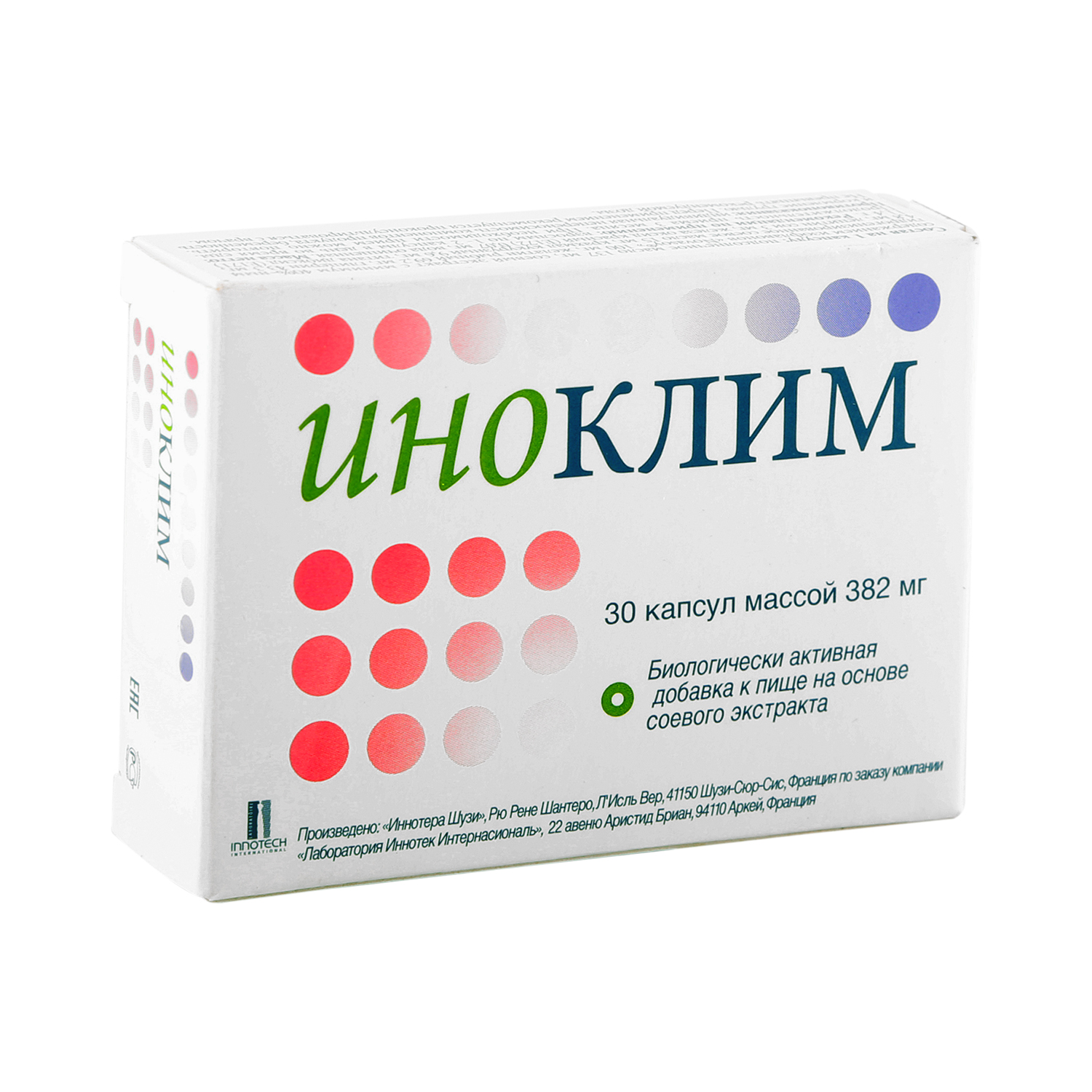 Иноклим капсулы 382мг №30