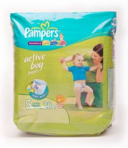 Памперс трусики Актив джуниор д мальчиков 12-18кг №20