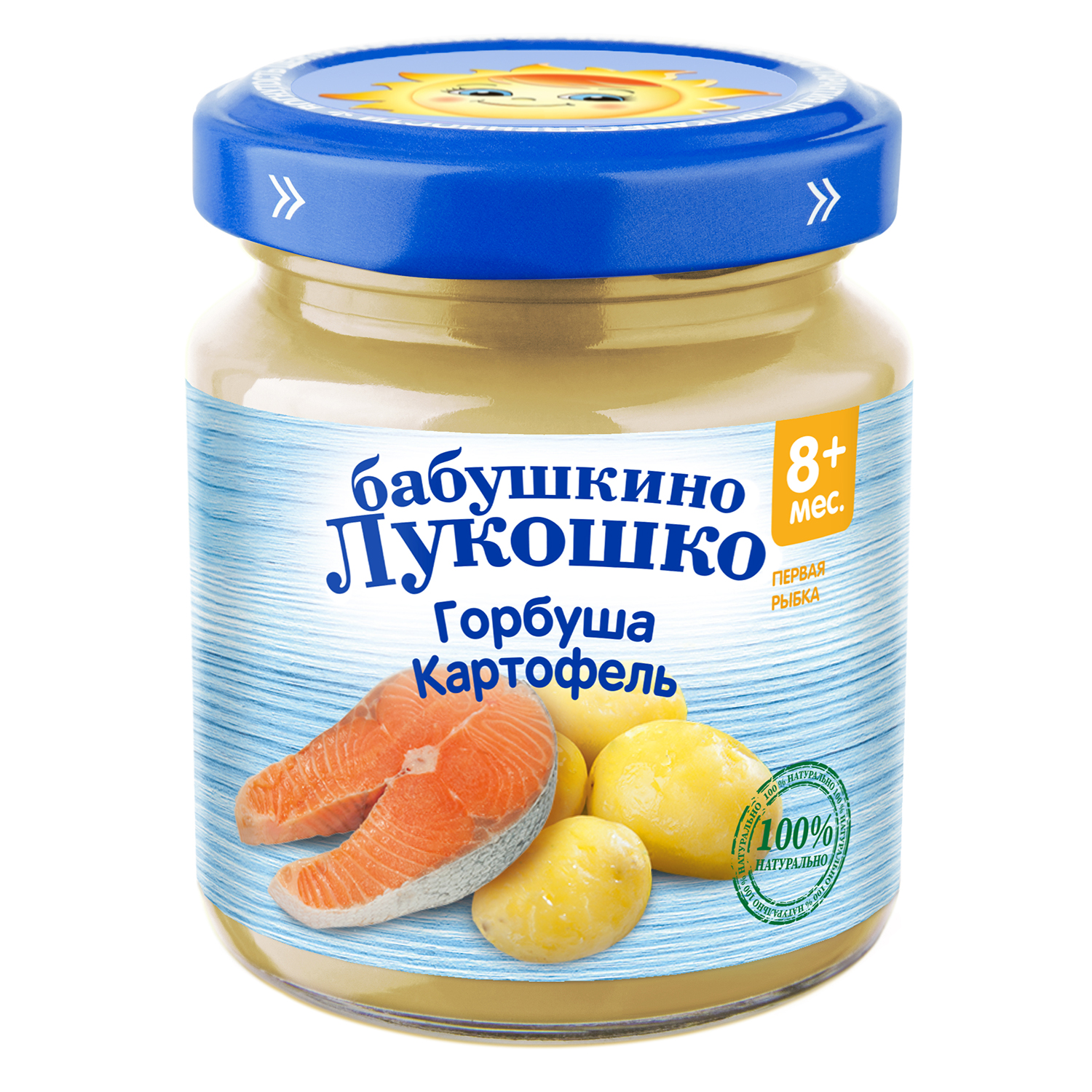 Бабушкино Лукошко пюре картофель горбуша 100г