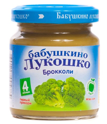Бабушкино Лукошко пюре брокколи 100г