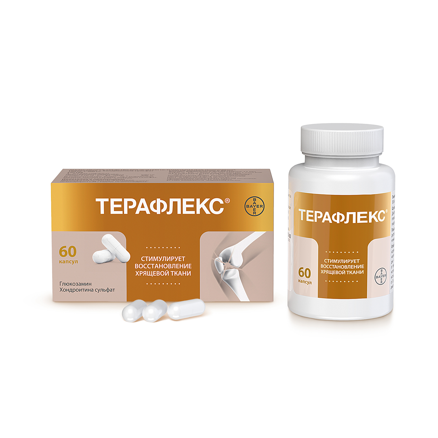

Терафлекс капс. 500мг+400мг №60