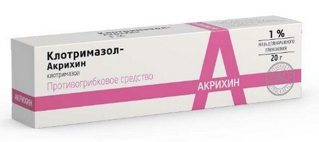 

Клотримазол мазь 1% 30г