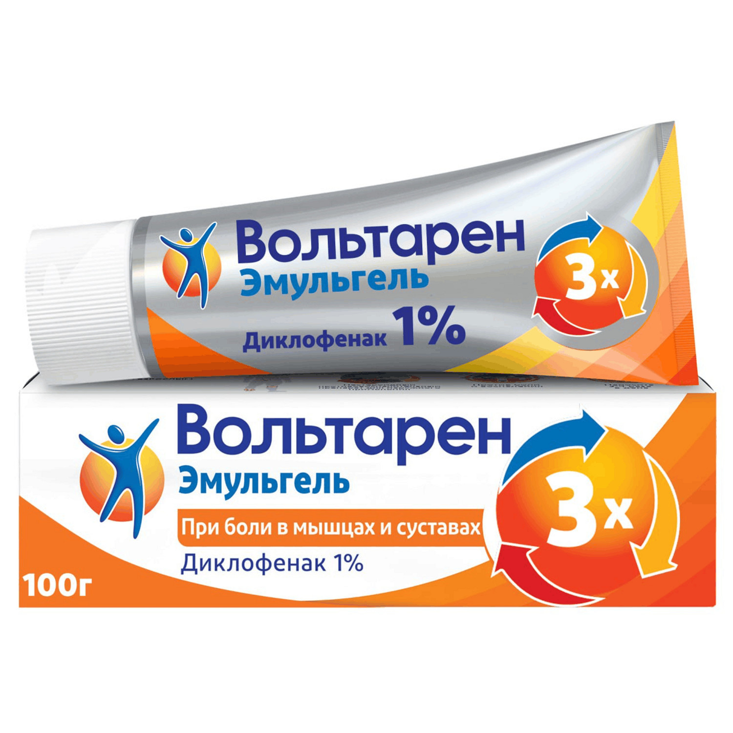 Вольтарен эмульгель 1% 100г