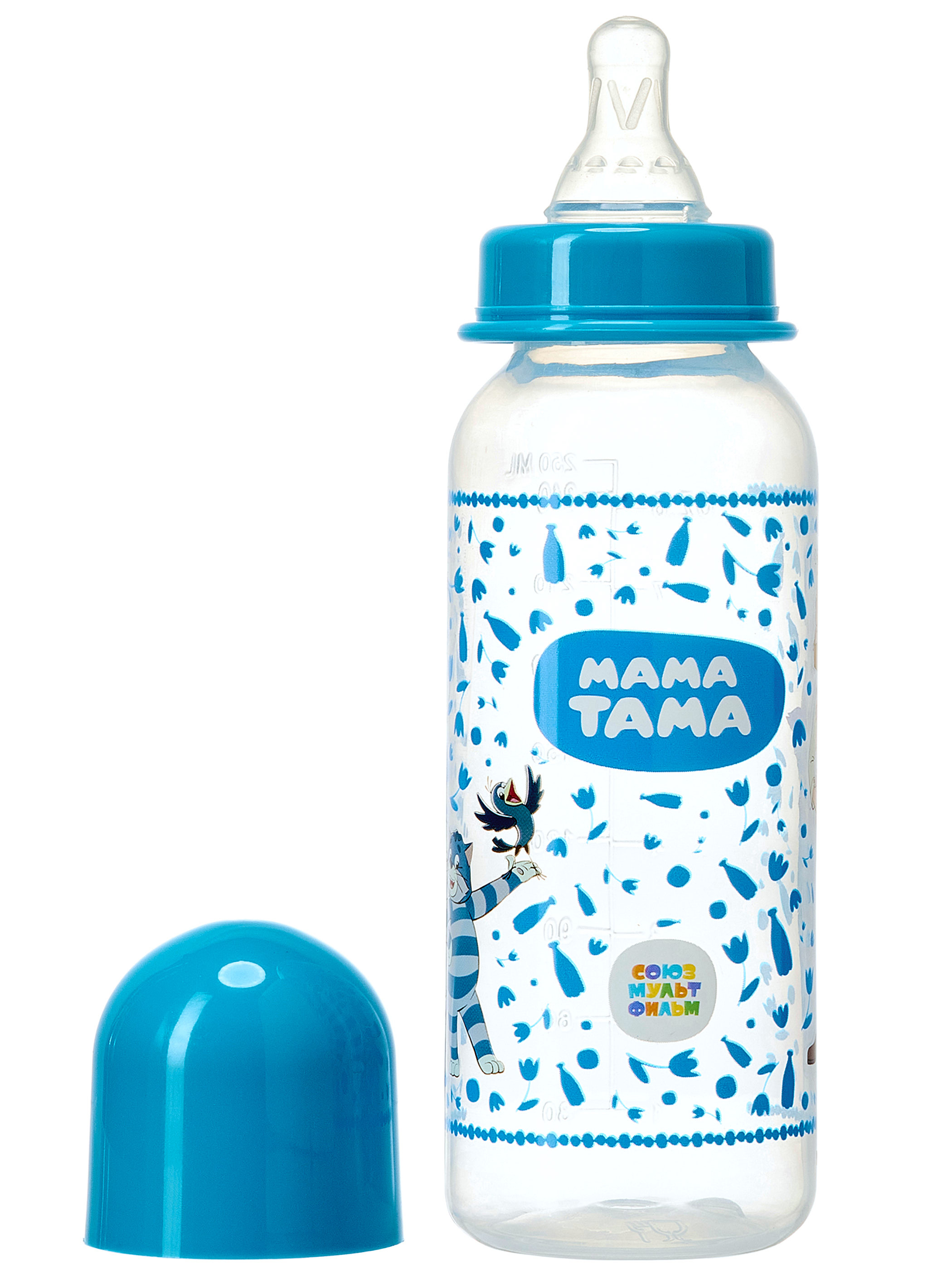 

Мама Тама бутылочка классик соска силикон 3+мес мт 002 250мл