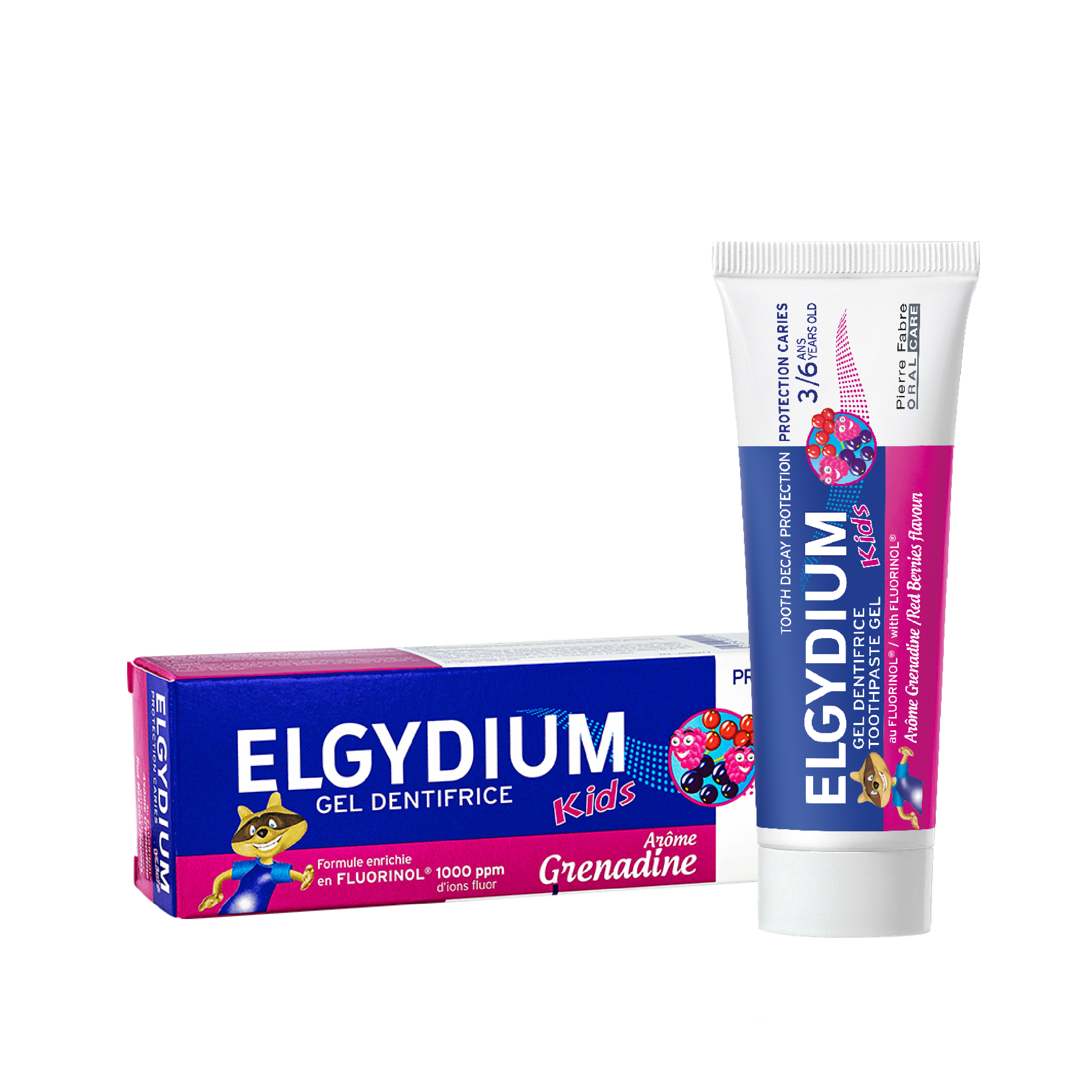 Эльгидиум паста-гель зубная для детей с 3 до 6лет защита от кариеса 50мл
