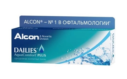 Алкон линзы контактные 1день дейлиз аквакомфорт плюс -2,25 N30