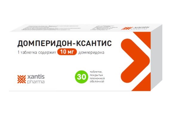 

Домперидон-Ксантис таб.п о плен. 10мг №30