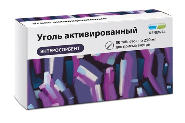 

Уголь активированный Реневал таб. 250мг №30