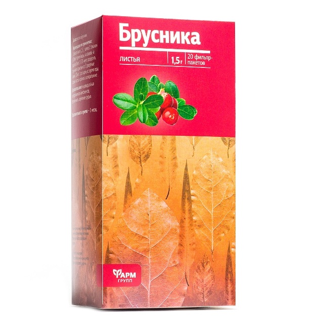 

Брусника лист ф п 1,5г №20
