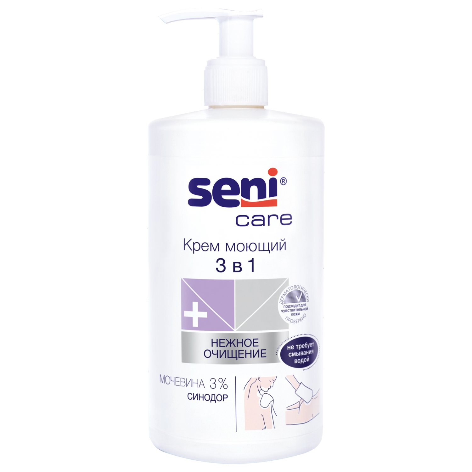 Seni Care Крем моющий 3в1 500 мл