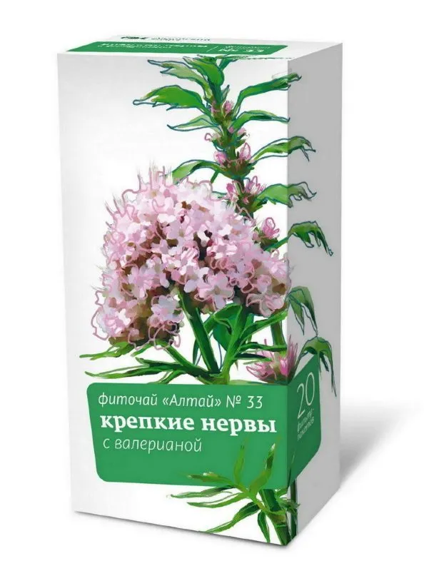 

Фиточай Алтай №33 Крепкие нервы 2.0 №20 ф п