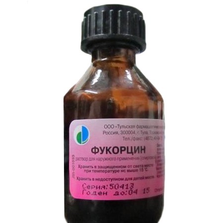 

Фукорцин р-р д наруж.прим. 25мл