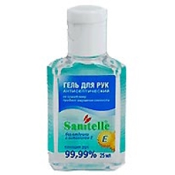 

Санитель гель для рук антибактериальный вит.Е без отдушки 50мл