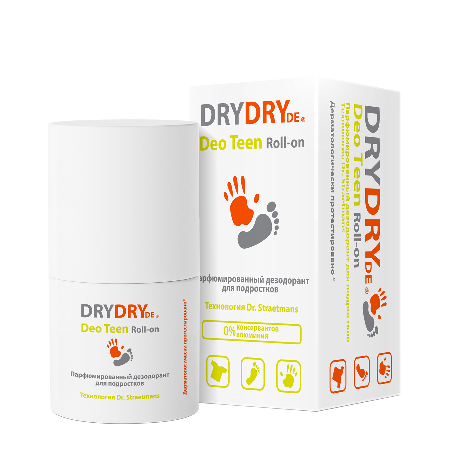 

Драй Драй ДЕ Тин дезодорант-ролик парфюмированный для подростков 50мл