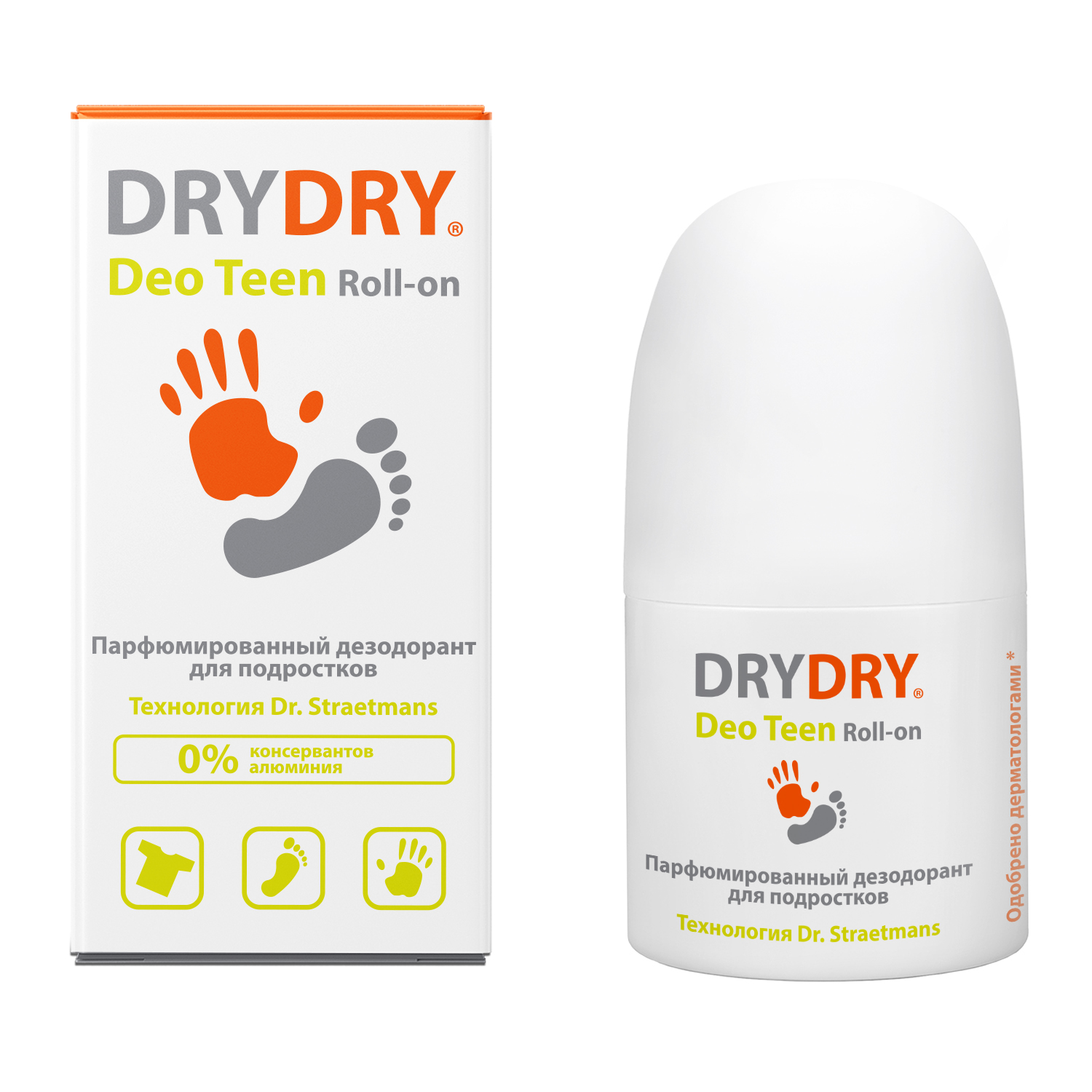 Драй Драй Тин дезодорант-ролик парфюмированный для подростков 50мл дезодорант для подростков 50мл 3уп